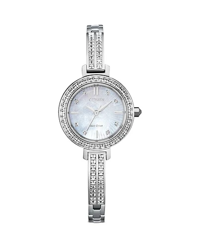 Eco Drive Silhouette Crystal Watch