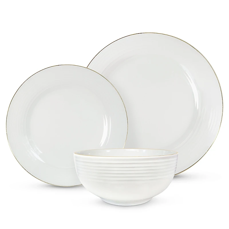 Godinger Saba Gold 18 Piece Dinnerware Set - Exclusive
