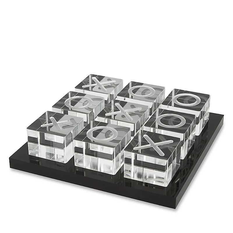 Tizo Designs Lucite Tic Tac Toe Set