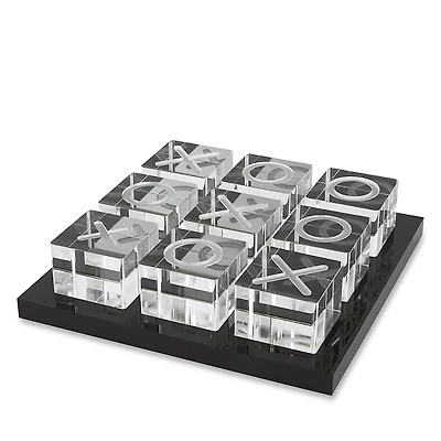 Tizo Designs Lucite Tic Tac Toe Set