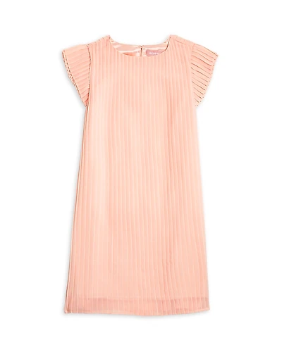 Bcbg Girls' Pleated Chiffon Shift Dress - Big Kid