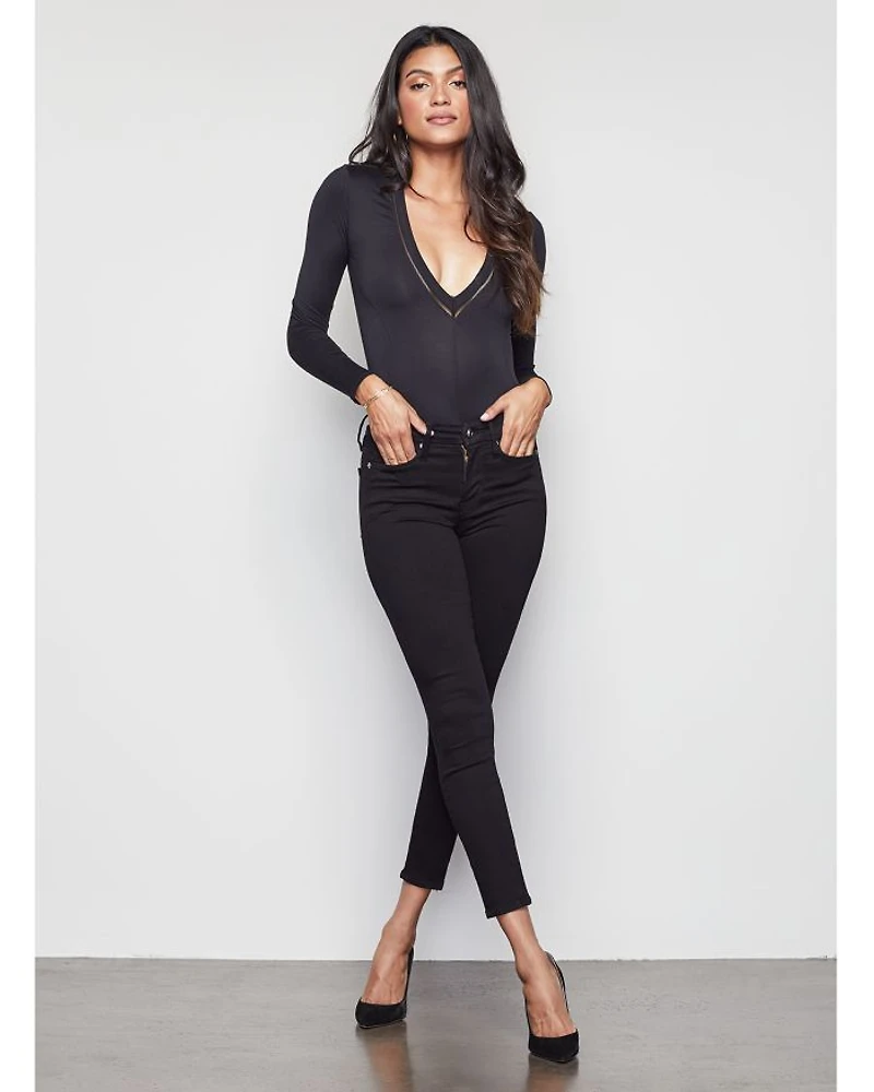 Good Legs Crop Jeans Black001
