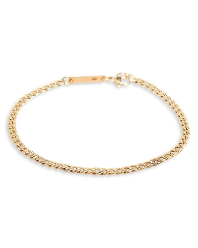 14K Yellow Gold Curb Link Bracelet