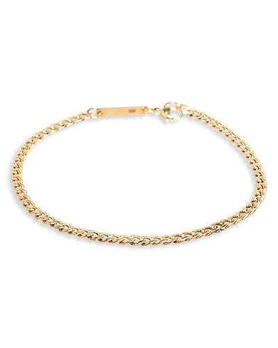 Zoe Chicco 14K Yellow Gold Curb Link Bracelet