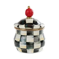 Courtly Check Sugar Bowl with Lid