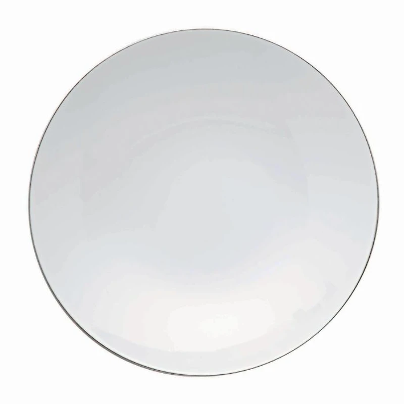 "Tac 02 Platinum" Rim Soup Plate