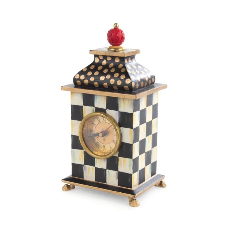 Courtly Check® Desk Clock