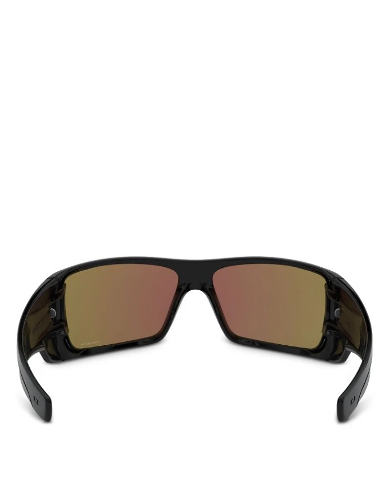 Batwolf Rectangular Sunglasses, 58mm
