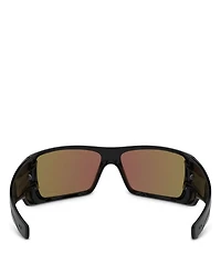 Batwolf Rectangular Sunglasses, 58mm