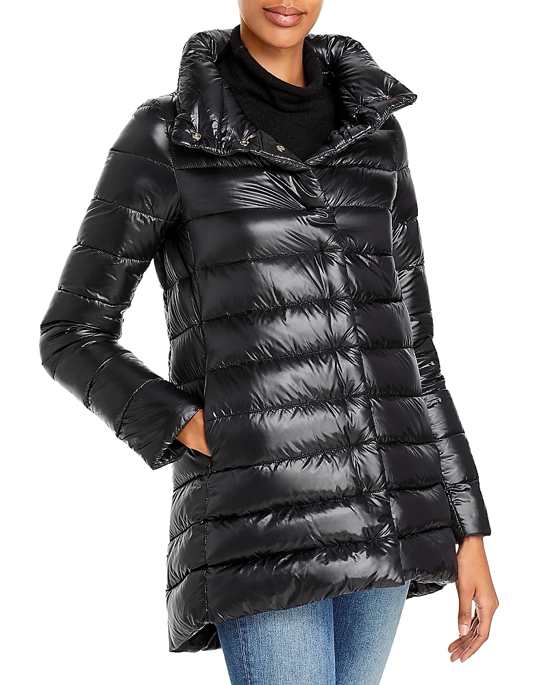 Herno Amelia Stand Collar Down Puffer Coat
