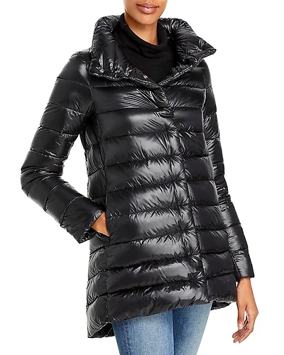 Herno Amelia Stand Collar Down Puffer Coat