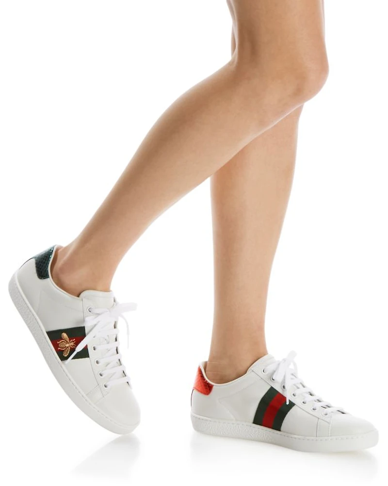 Women's Gucci Ace Embroidered Sneakers