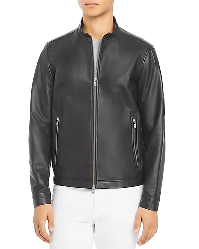Theory Kelleher Morvek L Leather Jacket