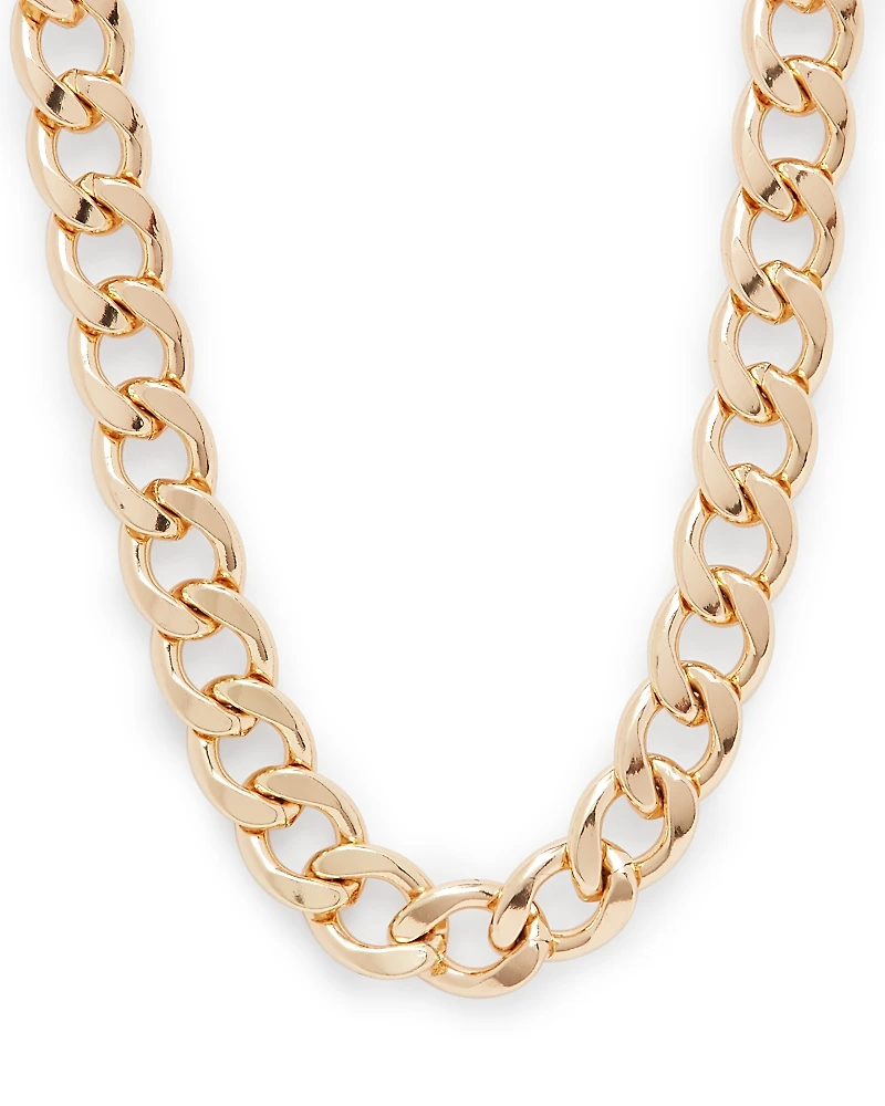 Aqua Thick Gold-Tone Chain Necklace, 19 - Exclusive