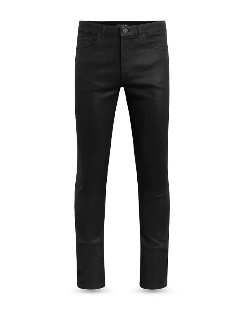 Greyson Coated Skinny Fit Jeans Noir
