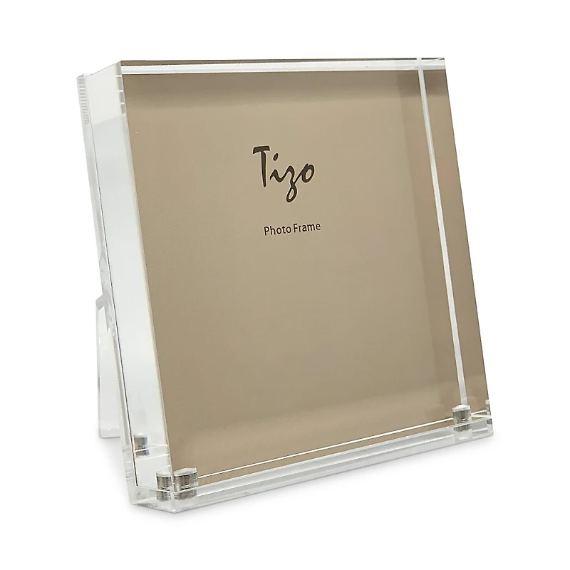 Tizo Lucite Easel Back 4 x 4 Picture Frame