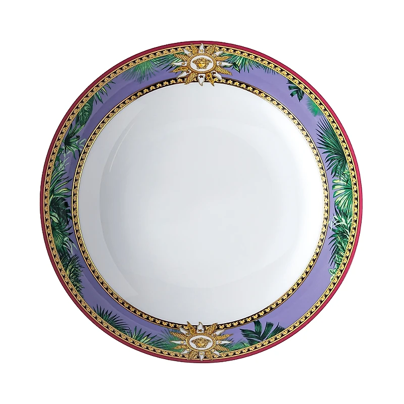 Rosenthal Versace Jungle Animalier Rim Soup
