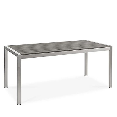 Modway Shore Outdoor Patio Aluminum Dining Table