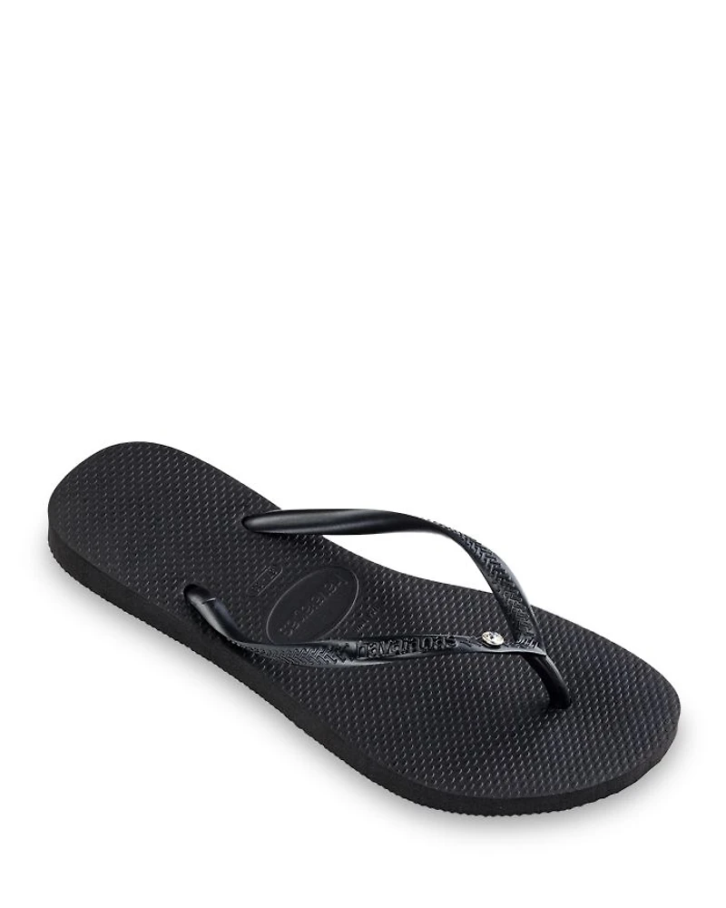 Women's Slim Crystal II Flip Flop Sandals