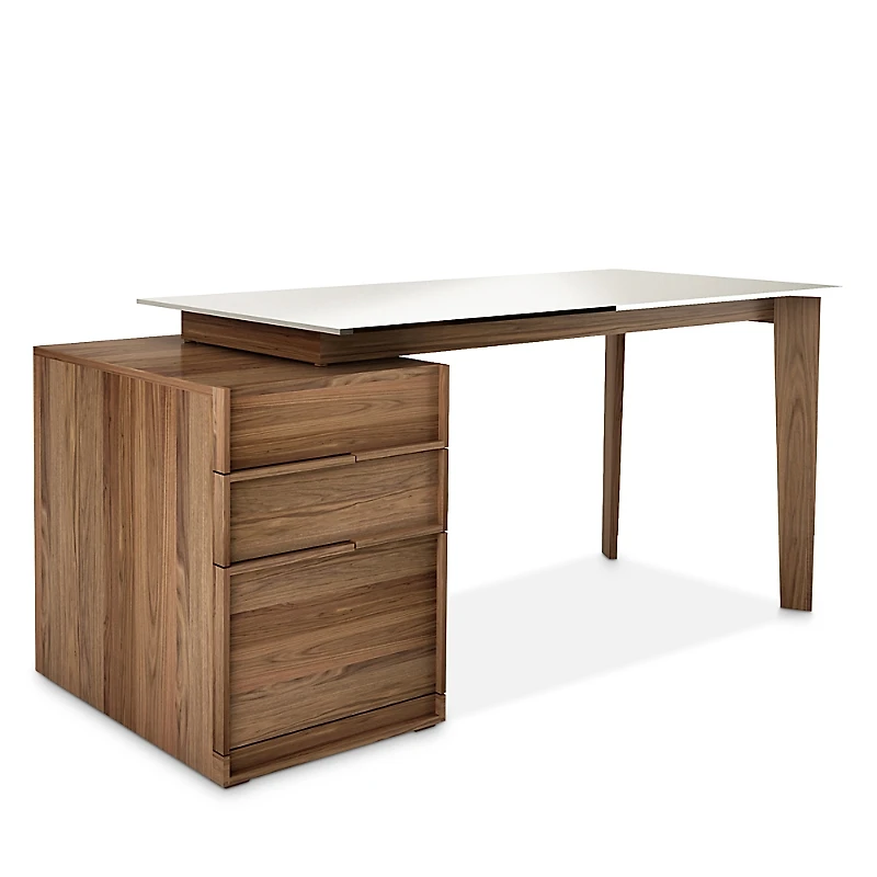 Huppe Swan Glass Top Work Desk