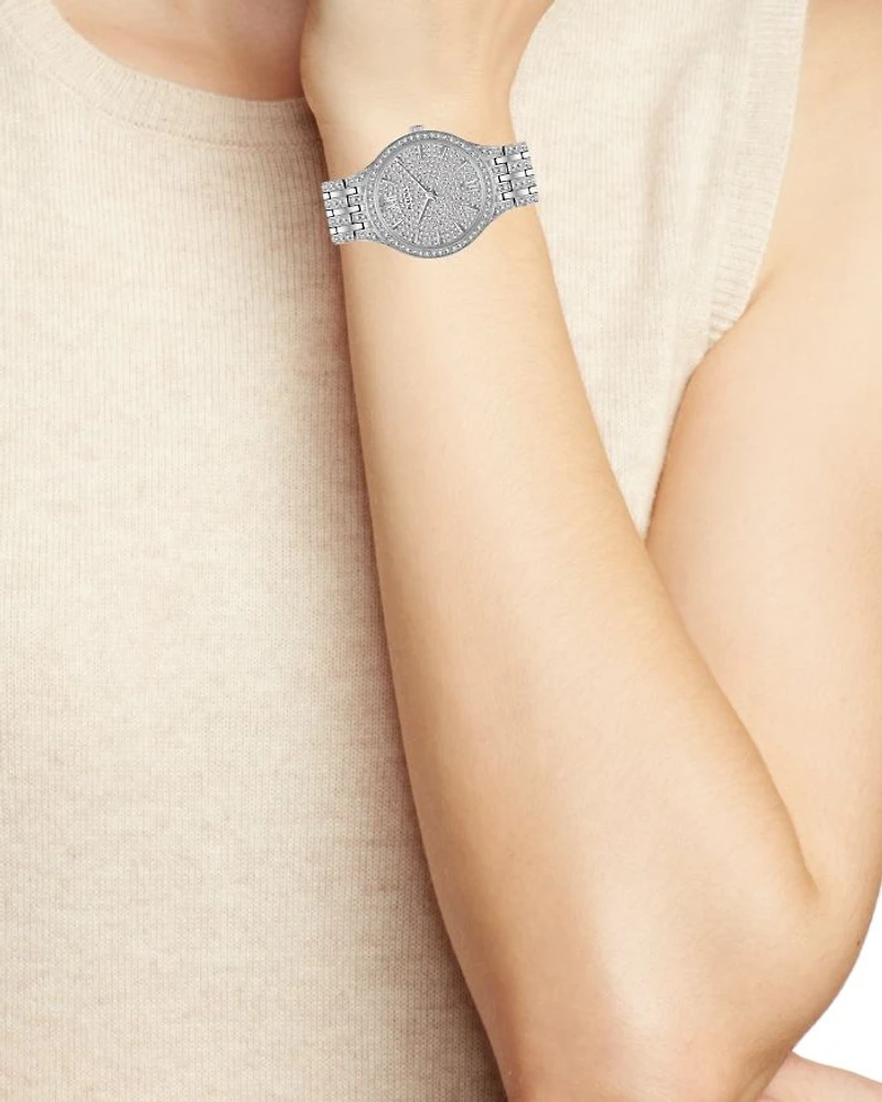 Crystal Pavé Watch, 32mm