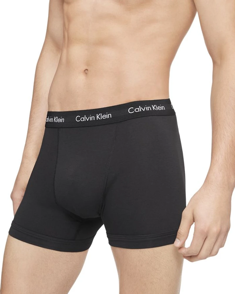 Cotton Stretch Moisture Wicking Boxer Briefs, Pack of 3