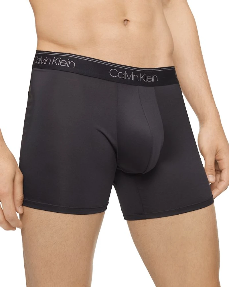 Microfiber Stretch Wicking Boxer Briefs, Pack of 3