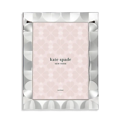 kate spade new york South Street Silver Scallop Frame, 8 x 10