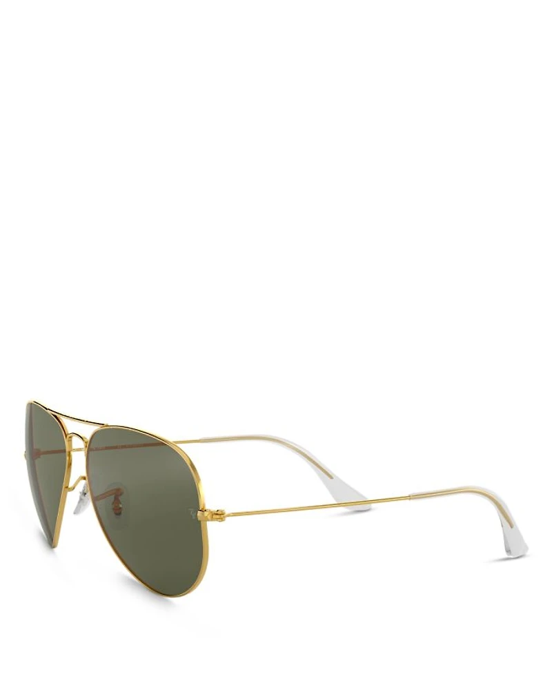 Unisex Polarized Brow Bar Aviator Sunglasses