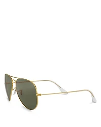 Unisex Polarized Brow Bar Aviator Sunglasses