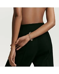 Oval Large Link Bracelet with Gold