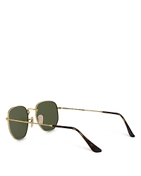Icons Polarized Hexagonal Sunglasses, 51mm