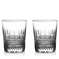 Irish Lace Double Old Fashioned Glass, Set of 2