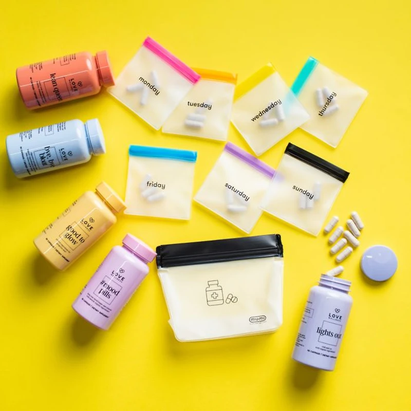 Pill Pouches, Set of 8