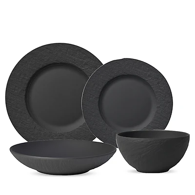 Villeroy & Boch Manufacture Rock 4 Piece Place Setting