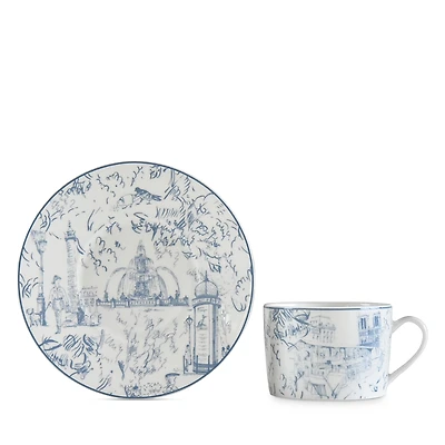 Bernardaud Tout Paris Tea Saucer