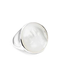 Sterling Silver Rock Candy Mother-of-Pearl Ring