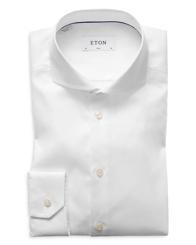 Slim Fit Signature Twill Dress Shirt
