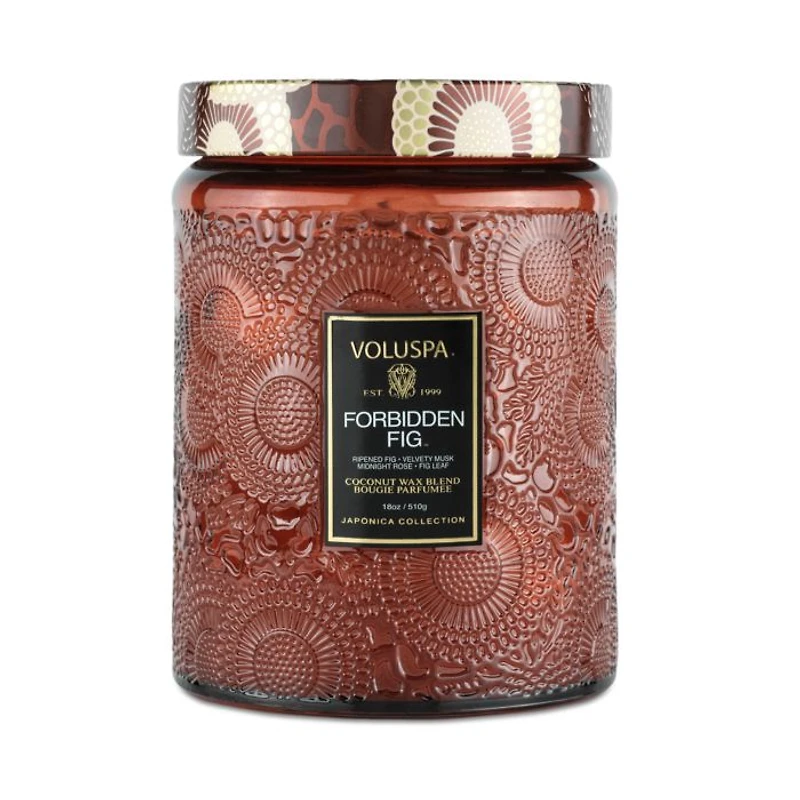 Forbidden Fig Large Jar Candle 18 oz.