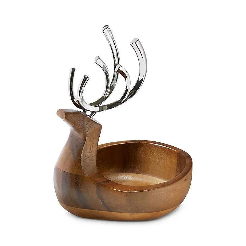 Nambe Reindeer Candy Dish
