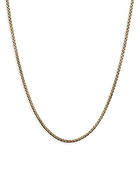 David Yurman 18K Yellow Gold Box Link Chain Necklace, 24
