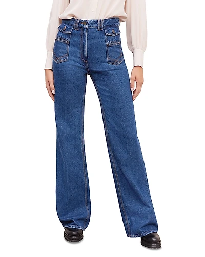 Gerard Darel Anna High Waist Flare Jeans