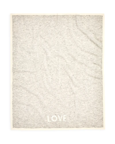 Bloomie's Unisex Love Cashmere Baby Blanket