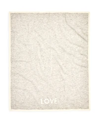 Bloomie's Unisex Love Cashmere Baby Blanket