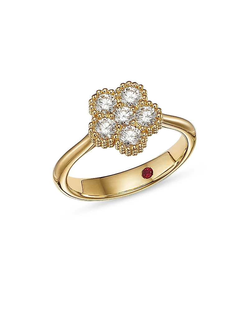 Roberto Coin 18K Yellow Gold Daisy Diamond Ring - Exclusive