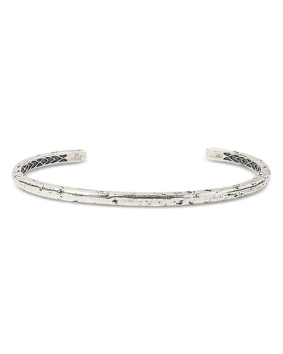John Varvatos Collection Men's Sterling Silver Artisan Cuff Bracelet