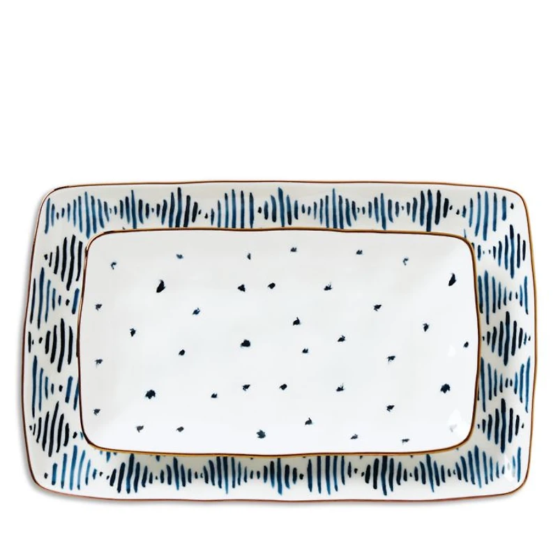Blue Bay 2 Piece Nesting Platter Set