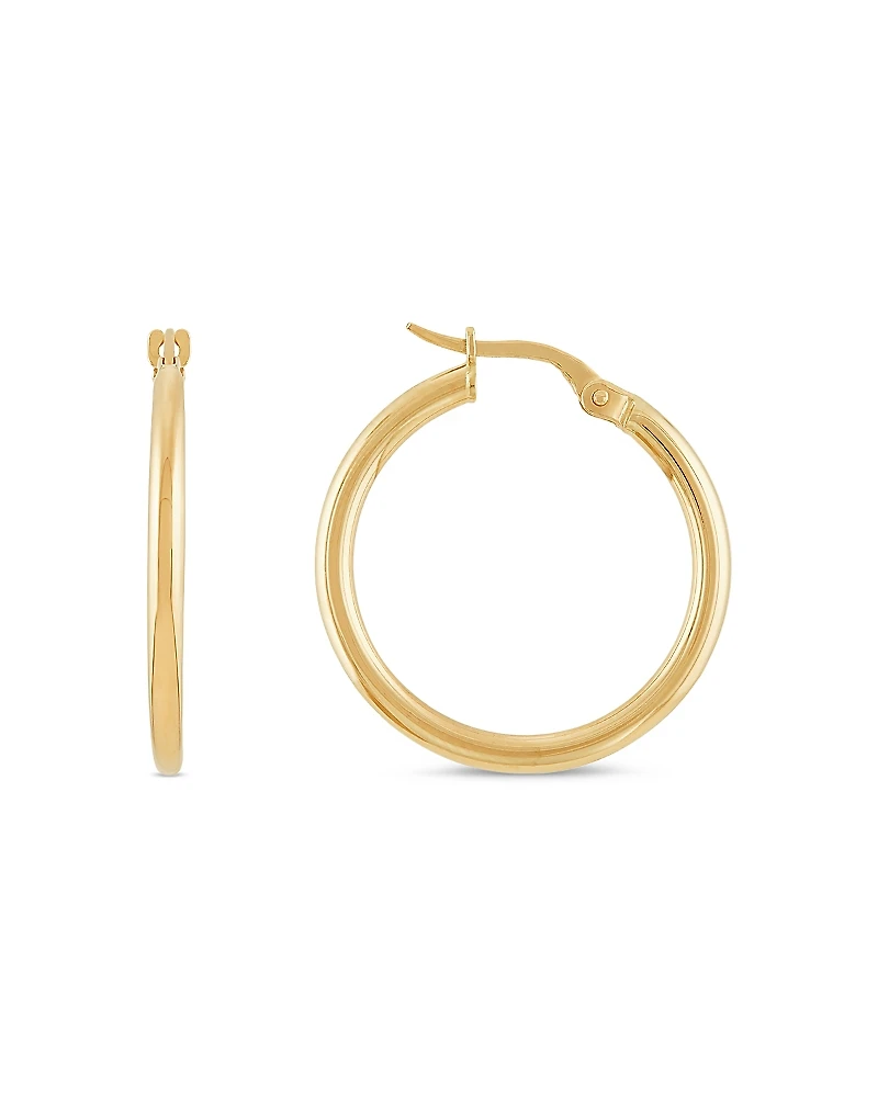 Alberto Amati 14K Yellow Gold Polished Hoop Earrings