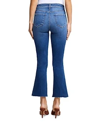 Kendra High Rise Cropped Flare Jeans Laredo