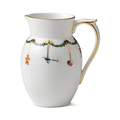 Royal Copenhagen Star Fluted Christmas Jug